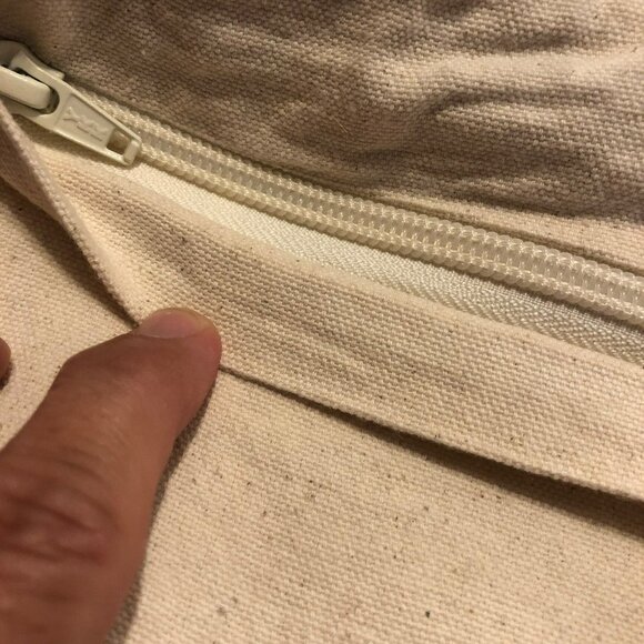 West Elm 20x20 Pillow Cover Wool & Cotton Blend Beige & Gray Geometric Pattern - Picture 6 of 6